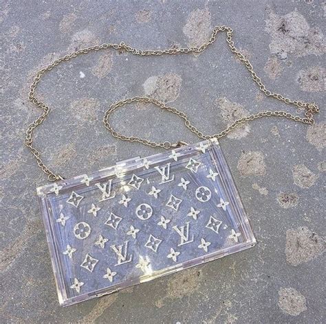 transparent bag louis vuitton|louis vuitton plexiglass bag.